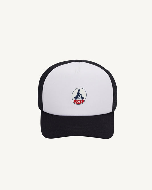 Casquette bicolore à filet Noir/Blanc/Noir Sail